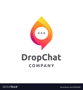Awesome chat logo design inspiration vector image Awesome chat logo design inspiration vector image