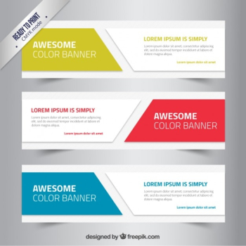 Awesome color banners Awesome color banners