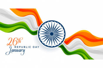 Awesome indian flag design for happy republic day Free Vector Awesome indian flag design for happy republic day Free Vector