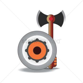 Axe and shield Axe and shield