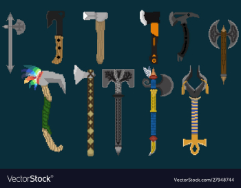 Axe city vector image Axe city vector image