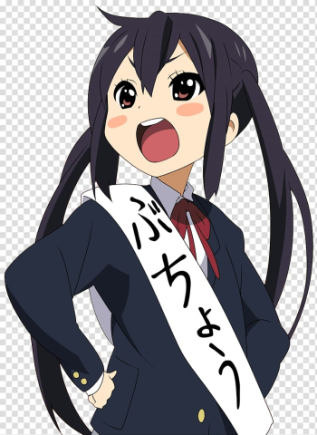 Azusa Nakano Tsumugi Kotobuki Anime K-On! Seiyu, Anime transparent background PNG clipart