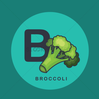 B for broccoli B for broccoli