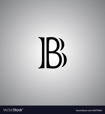 b letter logo with white background b letter icon b letter logo with white background b letter icon