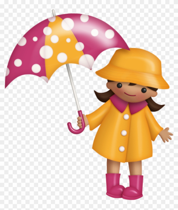 B *✿* Sunshine Rain - Rain Hat Girl Clipart B *✿* Sunshine Rain - Rain Hat Girl Clipart