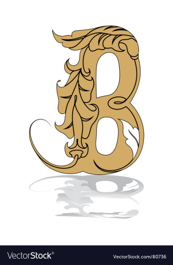 B vector image B vector image