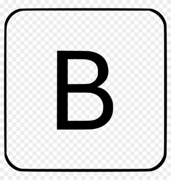 B Virtual Letter Latin Svg Png Icon - B Virtual Letter Latin Svg Png Icon