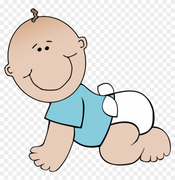 Baby Boy Crawling - Crawling Baby Clipart Baby Boy Crawling - Crawling Baby Clipart
