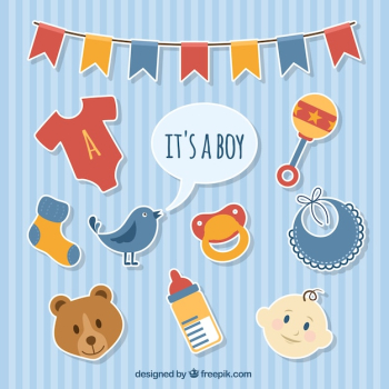 Baby boy stickers Baby boy stickers