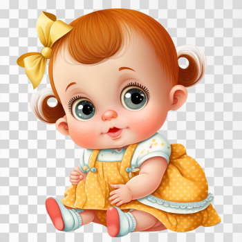 Baby cartoon cute PNG transparent