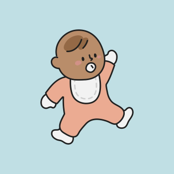 Baby clipart, African American infant | Free PSD - rawpixel Baby clipart, African American infant | Free PSD - rawpixel