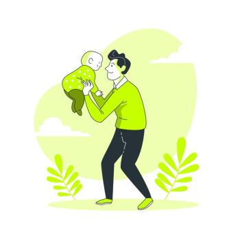 Baby concept illustration Free Vector Baby concept illustration Free Vector