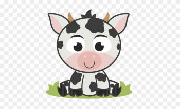 Baby Cow Svg Cutting File For Scrapbooking Free Svg - Baby Cow Clipart Png