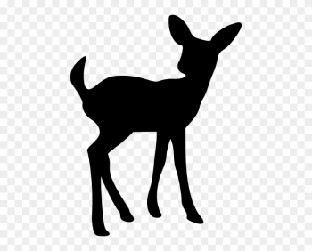 Baby Deer Silhouette