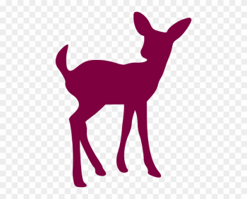 Baby Deer Silhouette