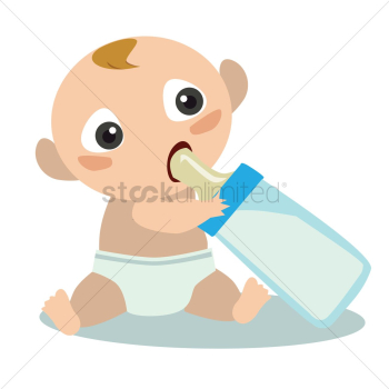 Baby drinking milk Baby drinking milk