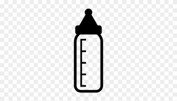 Baby Feeding Bottle Vector - Baby Bottle Icon