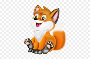 Baby Fox Clipart - Cartoon Baby Red Fox Baby Fox Clipart - Cartoon Baby Red Fox