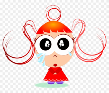 Baby Girl Cartoons 14, - Little Girl Crying Png Baby Girl Cartoons 14, - Little Girl Crying Png