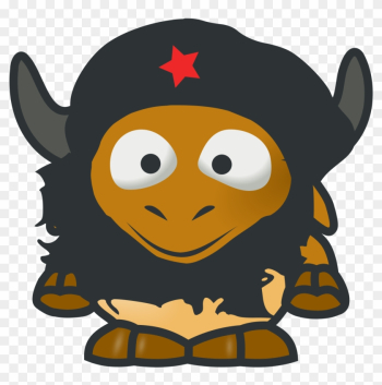 Baby, Gnu, Cartoon, Cow, Military, Che, Horns, Soldier - Baby Gnu Baby, Gnu, Cartoon, Cow, Military, Che, Horns, Soldier - Baby Gnu