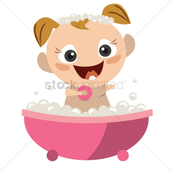 Baby in bathtub Baby in bathtub