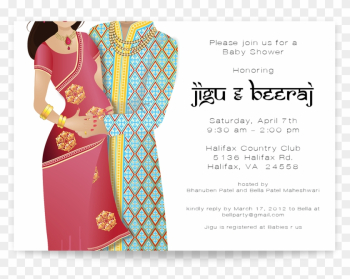 Baby - Indian Baby Shower Invitation Baby - Indian Baby Shower Invitation