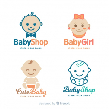 Baby logo template Baby logo template