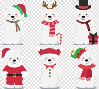 Baby Polar Bear Christmas , Cute Christmas Bear transparent background PNG clipart Baby Polar Bear Christmas , Cute Christmas Bear transparent background PNG clipart