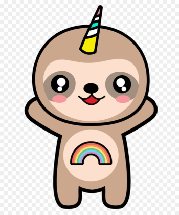 Baby Sloth Unicorn Image Clip art - unicorn Baby Sloth Unicorn Image Clip art - unicorn