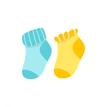 Baby socks vector | Free stock vector - 544523