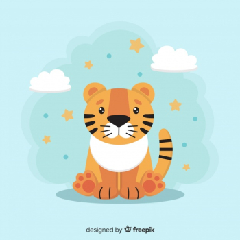 Baby tiger background Baby tiger background