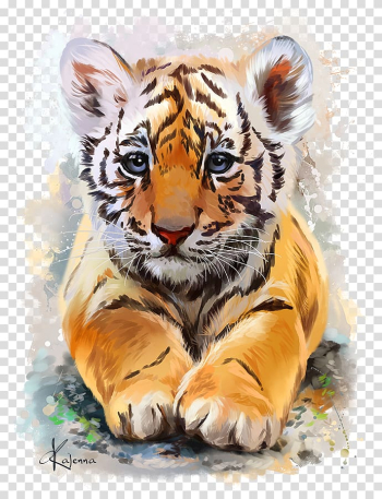 Baby Tigers Watercolor painting, watercolor tiger transparent background PNG clipart Baby Tigers Watercolor painting, watercolor tiger transparent background PNG clipart