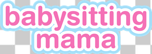 Babysitting Mama Logo Vector Babysitting Mama Logo Vector