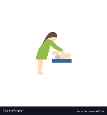 babysitting service creative icon flat from babysitting service creative icon flat from
