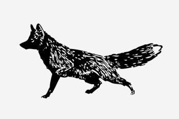Back fox illustration. Free public | Free Photo Illustration - rawpixel Back fox illustration. Free public | Free Photo Illustration - rawpixel
