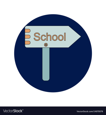 Back to school and education flat design vector image Back to school and education flat design vector image