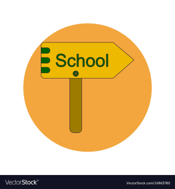 Back to school and education flat design vector image Back to school and education flat design vector image