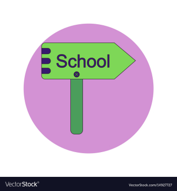 Back to school and education flat design vector image Back to school and education flat design vector image