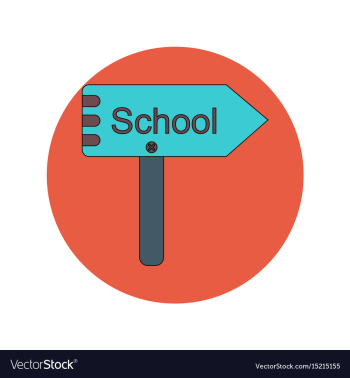 Back to school and education flat design vector image Back to school and education flat design vector image