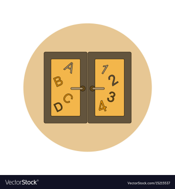 Back to school and education flat design vector image Back to school and education flat design vector image