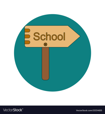 Back to school and education flat design vector image Back to school and education flat design vector image
