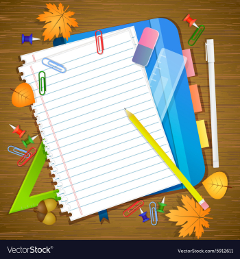 Back to school background vector image Back to school background vector image