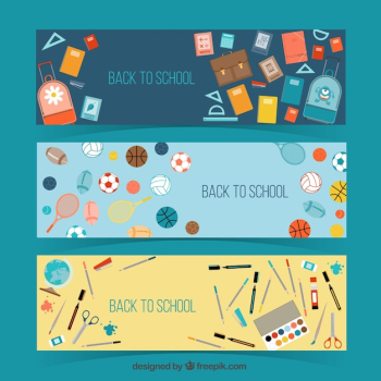 Back to school banners Back to school banners