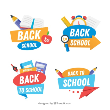 Back to school label collection Back to school label collection