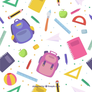 Back to school pattern Back to school pattern