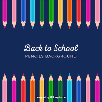 Back to school pencil background Back to school pencil background