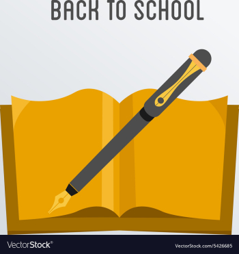 Back to school vector image Back to school vector image