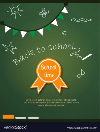 Back to school vector image Back to school vector image