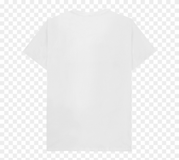 Back View - T Shirt White Plain Back View - T Shirt White Plain
