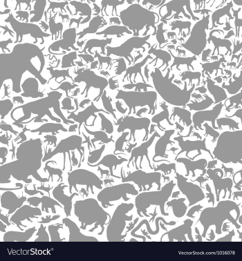 Background animals vector image Background animals vector image